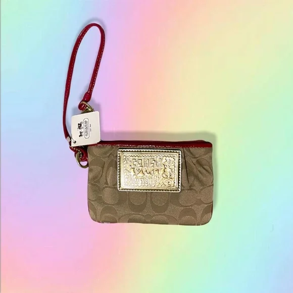 Vintage Coach hand wallet / wristlet / purse from the early 2000s (y2k) - Picture 2 of 3